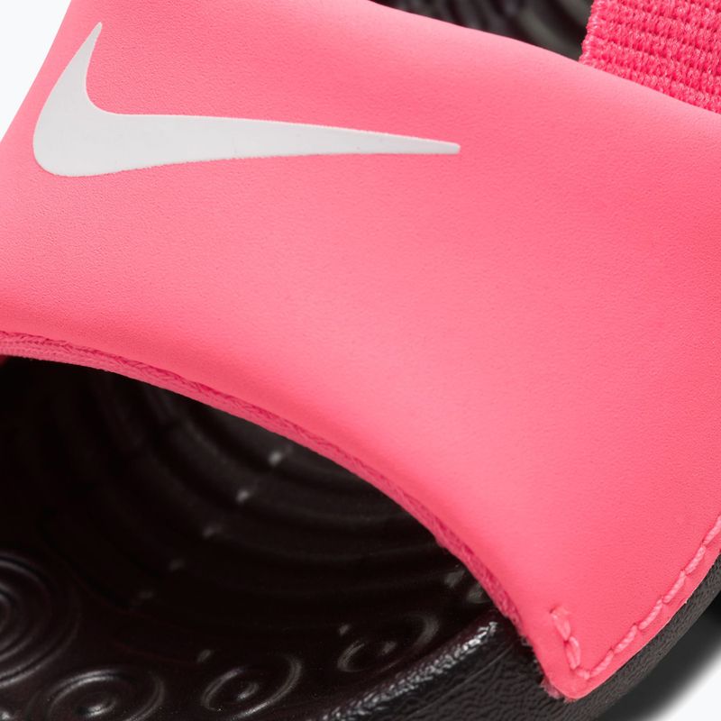 Ciabatte per bambini Nike Digital coffee pink/black/white 9