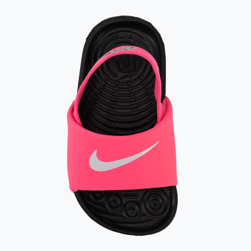 Ciabatte per bambini Nike Digital coffee pink/black/white 5