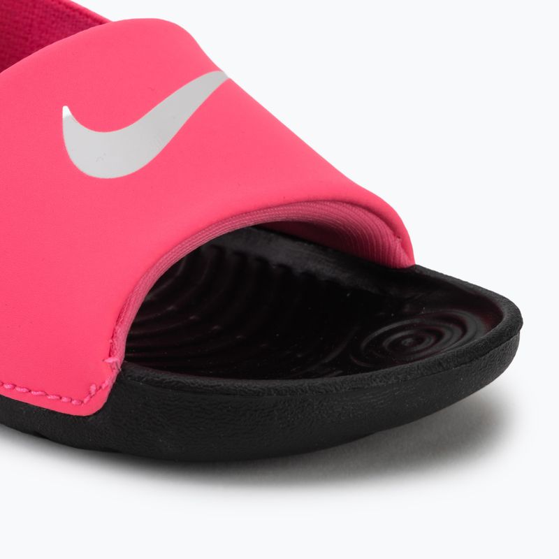 Ciabatte per bambini Nike Digital coffee pink/black/white 7