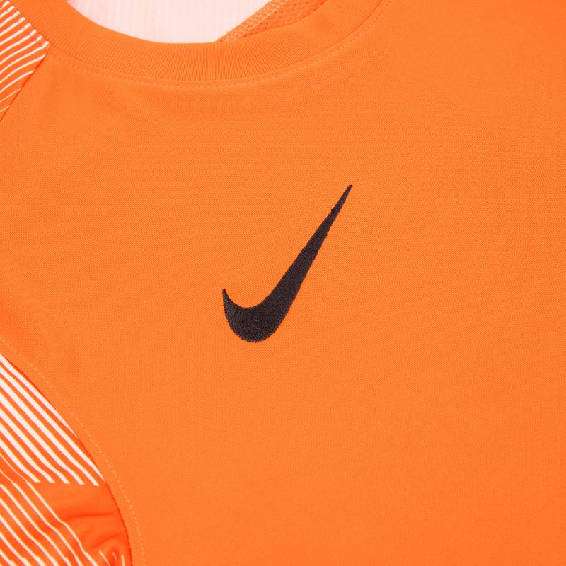 Felpa da calcio Nike Dri-Fit Park IV Goalkeeper safety arancione/bianco/nero Uomo 3
