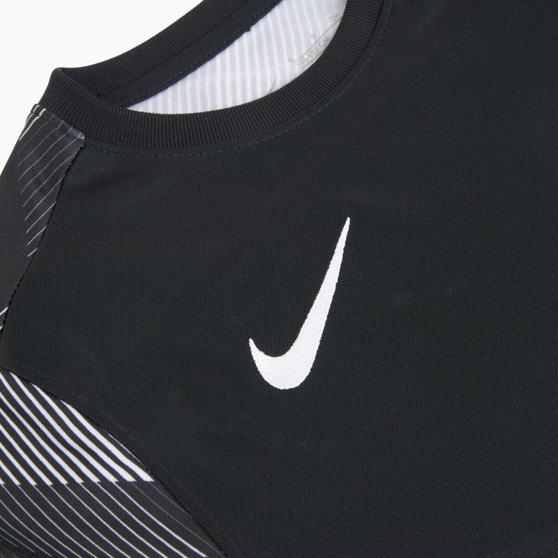 Felpa da calcio Nike Dri-Fit Park IV Goalkeeper nero/bianco da bambino 3