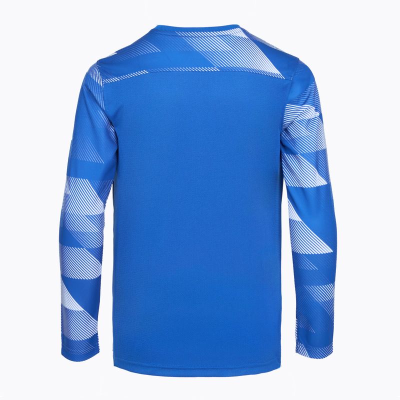 Felpa da calcio Nike Dri-Fit Park IV Goalkeeper bambino blu royal/bianco 2
