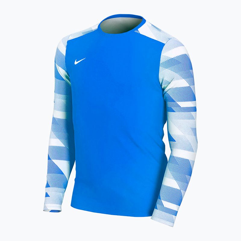 Felpa da calcio Nike Dri-Fit Park IV Goalkeeper bambino blu royal/bianco