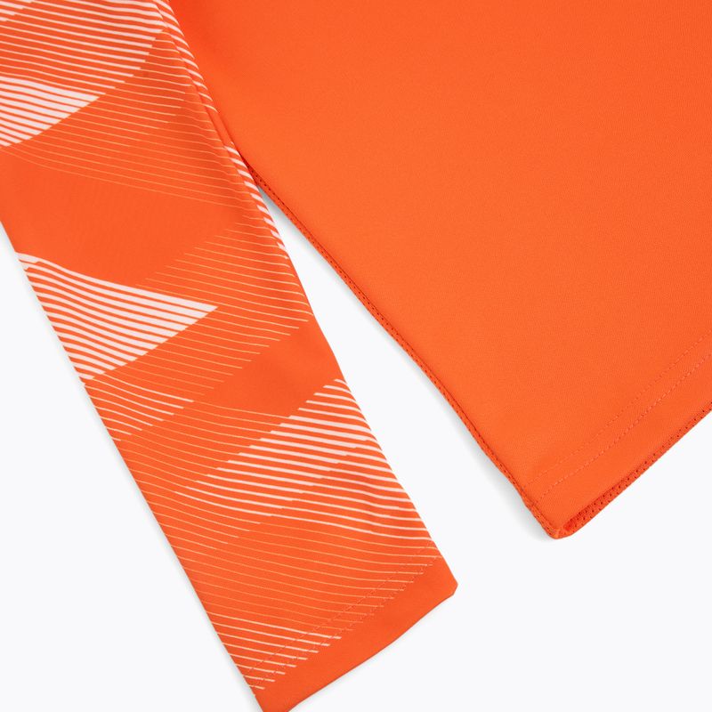 Felpa da calcio Nike Dri-Fit Park IV Goalkeeper arancione di sicurezza/bianco/nero per bambini 4