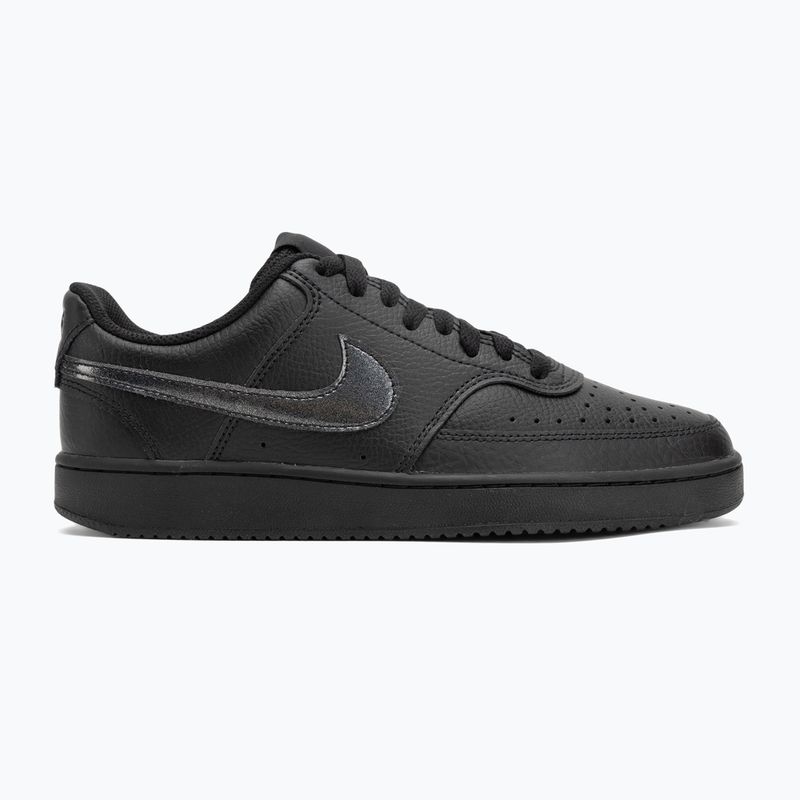 Scarpe Nike Court Vision Low da donna nero/nero 2