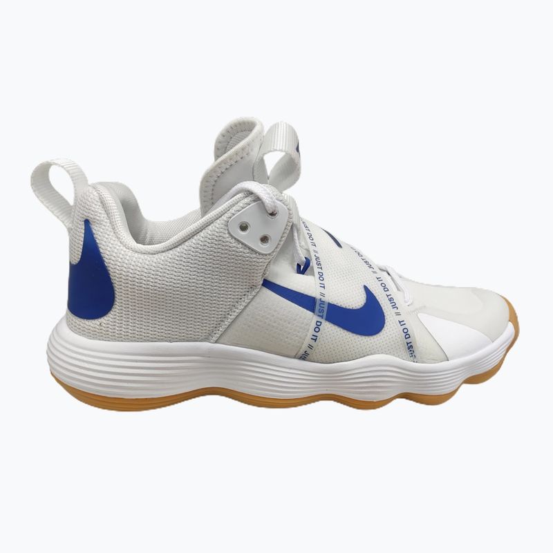 Scarpe da pallavolo Nike React Hyperset bianco/game royal 9