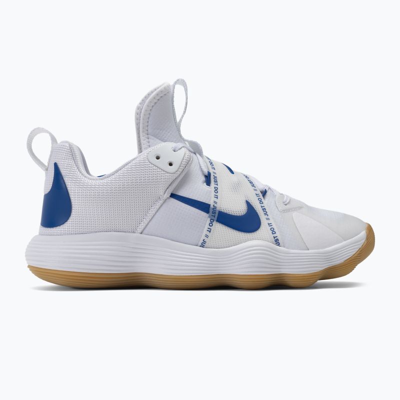 Scarpe da pallavolo Nike React Hyperset bianco/game royal 2