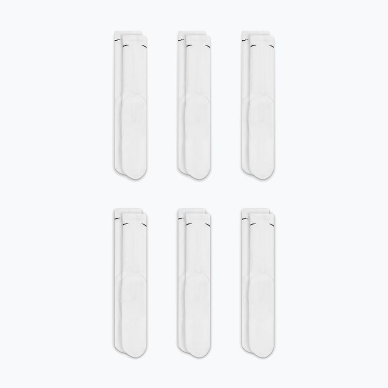 Calzini da uomo Nike Everyday Plus Cushioned Crew 6 pairs white/black 4