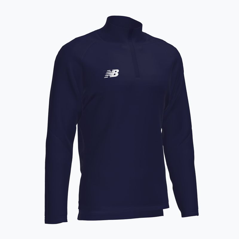 Felpa da calcio da bambino New Balance Training 1/4 Zip in maglia navy