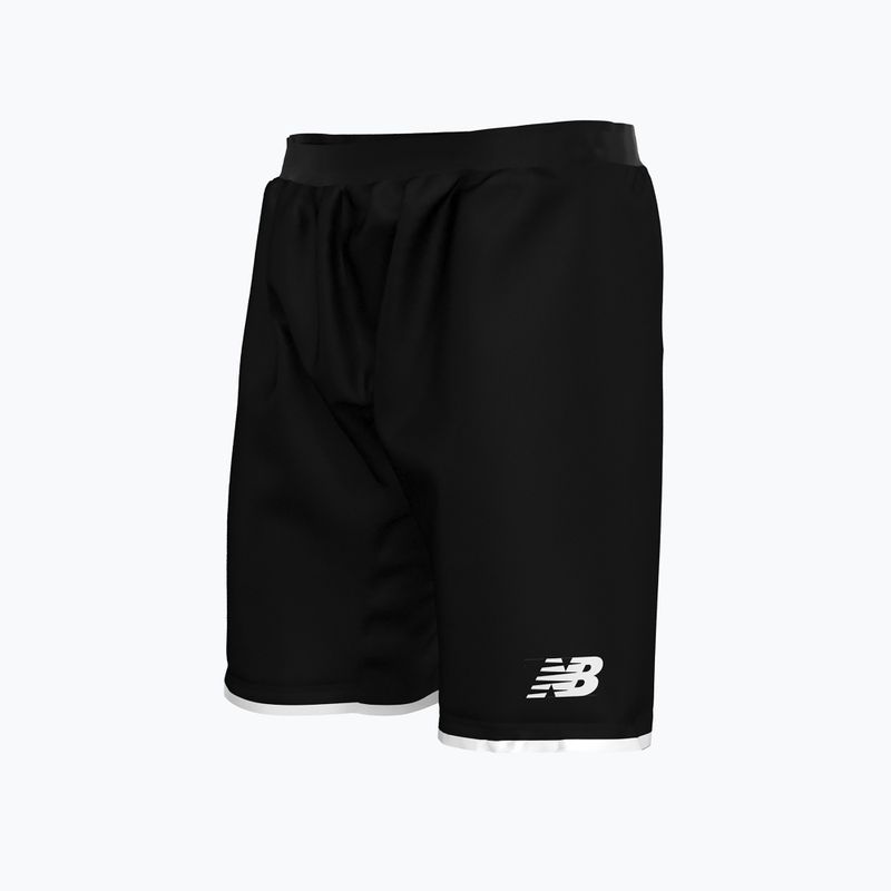 Pantaloncini da calcio New Balance Match da uomo, nero EMS9026BKW