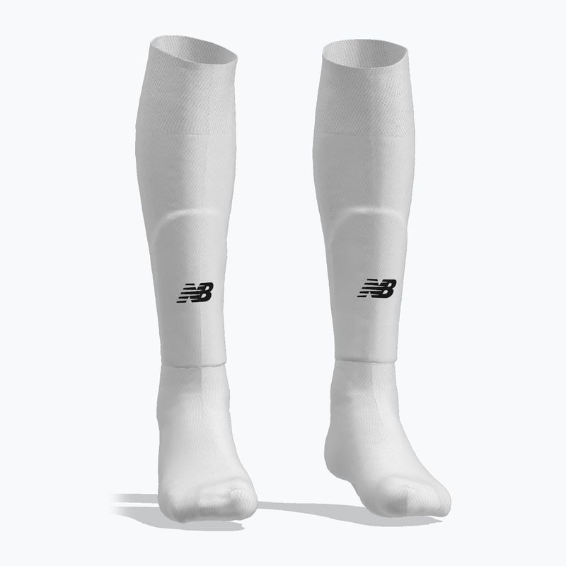 Ghette da calcio New Balance Match bianche da uomo