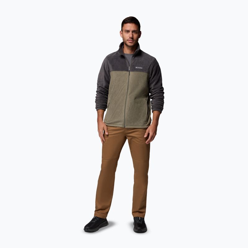 Pile da uomo Columbia Steens Mountain Full Zip 2.0 shark stone/green 2