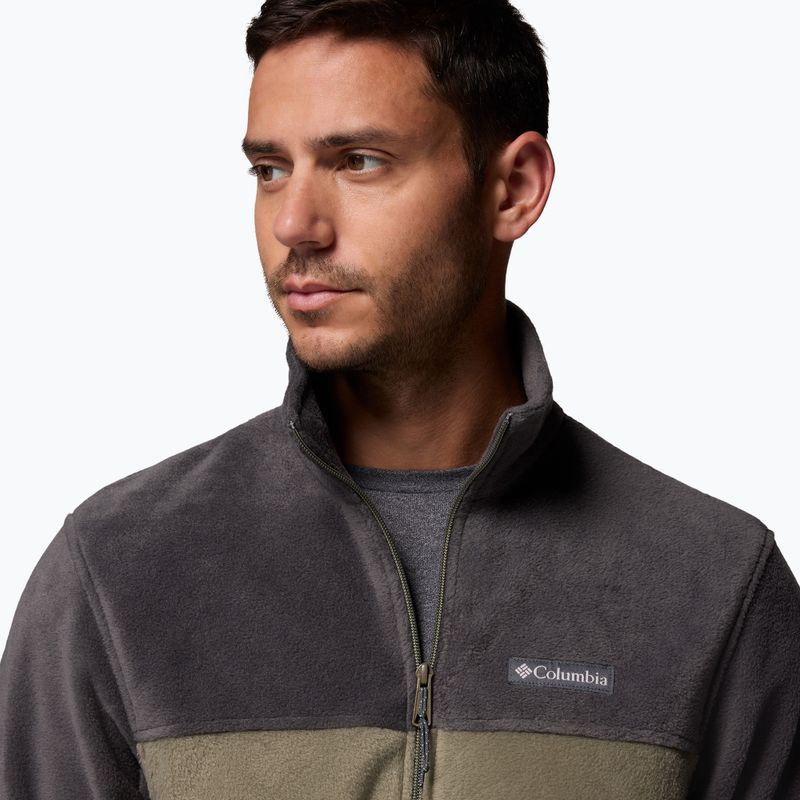 Pile da uomo Columbia Steens Mountain Full Zip 2.0 shark stone/green 6