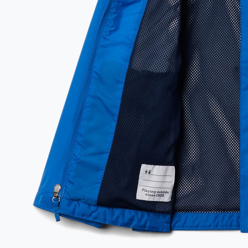 Giacca da pioggia Columbia Watertight indigo brillante per bambini 8