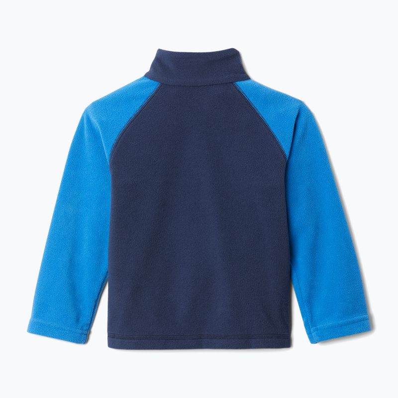 Felpa da trekking Columbia Glacial Fleece da bambino, colore blu scuro/indaco brillante 2