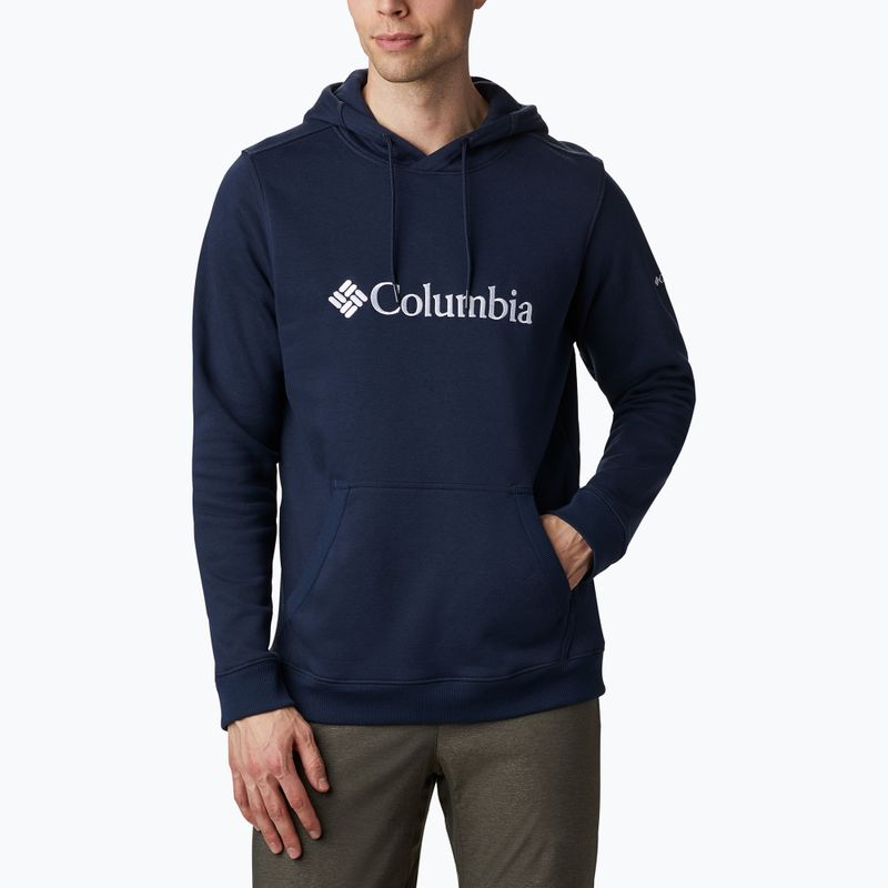 Felpa da uomo Columbia CSC Basic Logo II Hoodie collegiale navy/con logo CSC