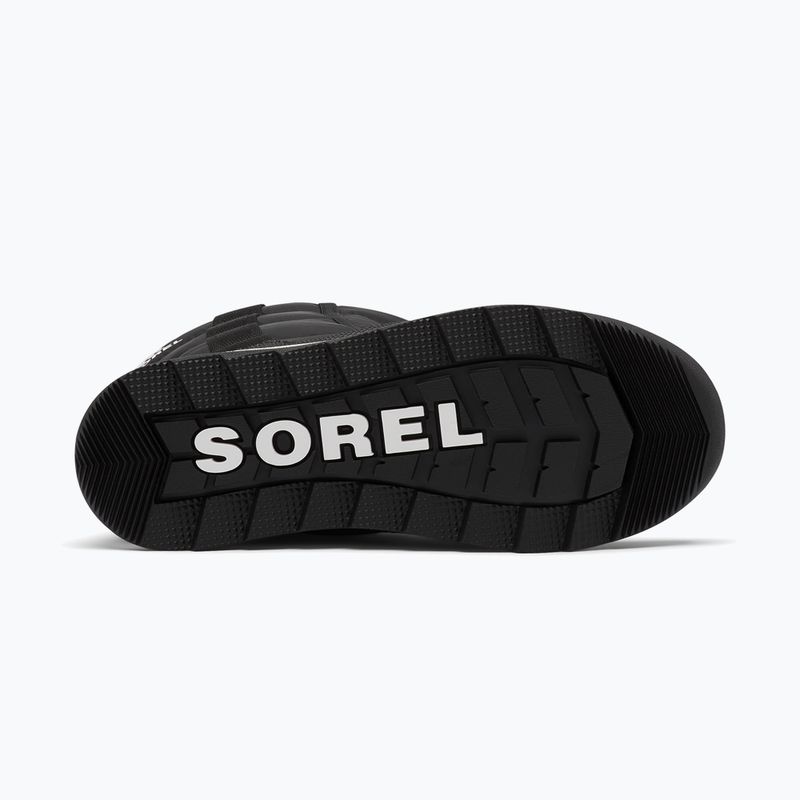 Sorel Outh Whitney II Puffy Mid stivali da neve per bambini nero 12