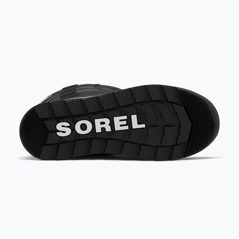 Sorel Outh Whitney II Puffy Mid junior stivali da neve nero 12