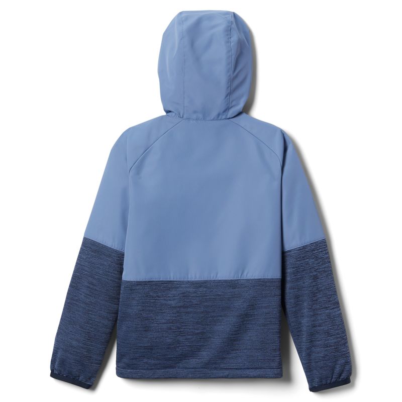 Felpa da trekking Columbia Out-Shield Dry bluestone/collegiate navy heather per bambini 2