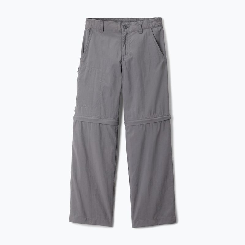 Pantaloni da trekking Columbia Silver Ridge IV city grey per bambini