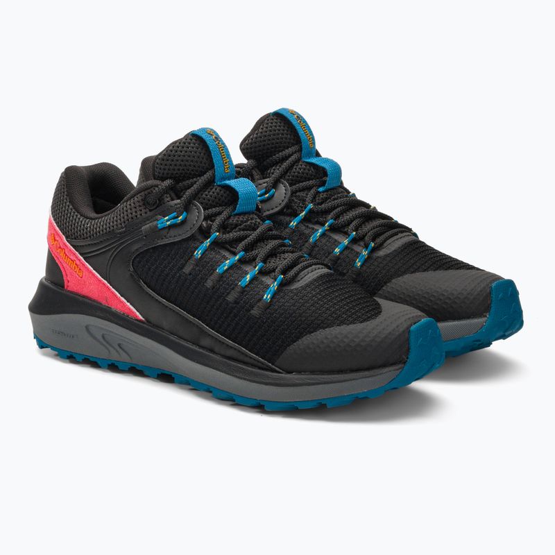 Stivali da trekking da donna Columbia Trailstorm Wp nero/bright marigold 4