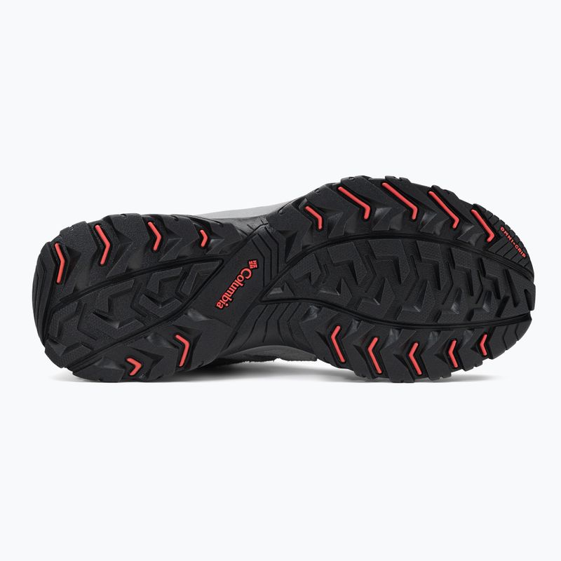 Stivali da trekking da donna Columbia Redmond III Mid Wp vapore/corallo rosso 5