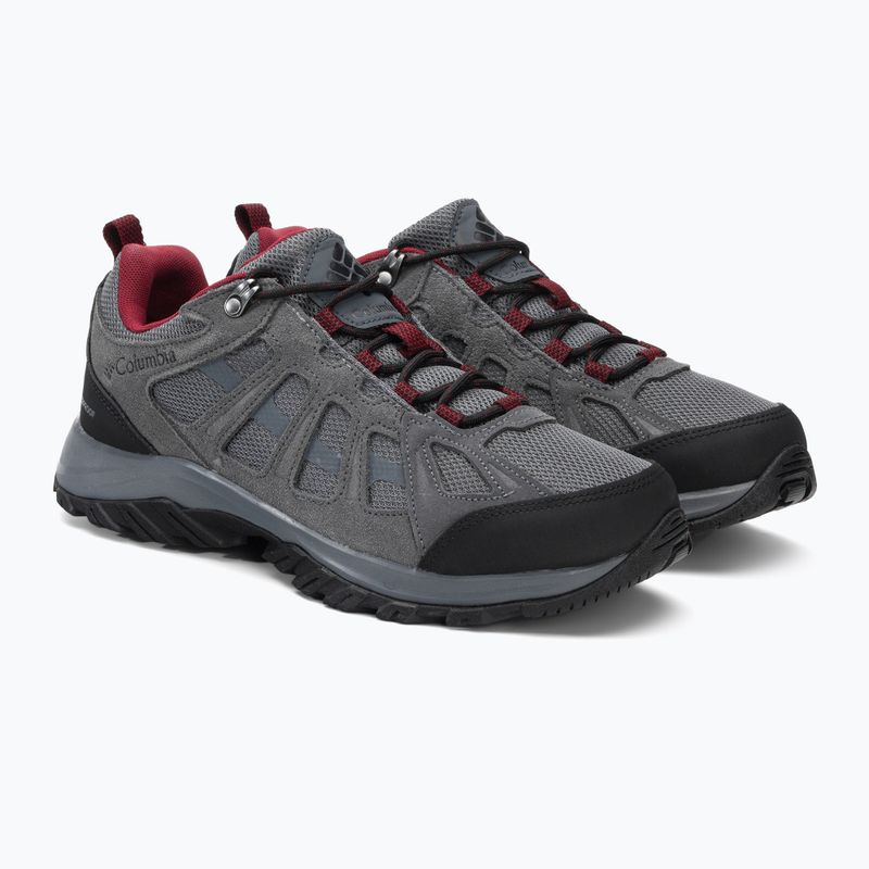 Columbia Redmond III Wp ti grigio acciaio/nero scarpe da trekking da uomo 4