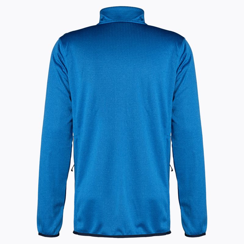 Felpa da trekking Columbia Park View FZ bright indigo heather da uomo 8