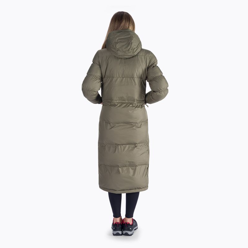 Piumino Columbia Pike Lake Long verde pietra/verde oliva da donna 3