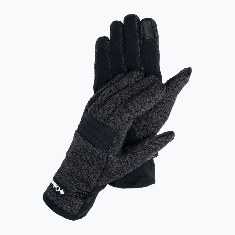 Columbia Sweater Weather guanti da trekking da uomo in erica nera