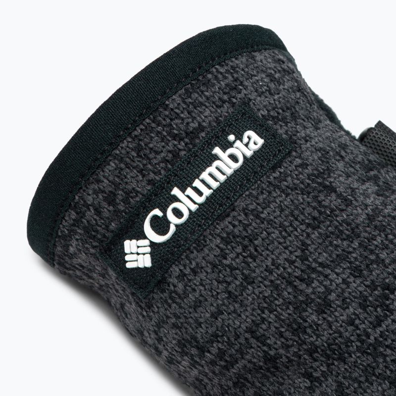 Columbia Sweater Weather guanti da trekking da uomo in erica nera 4