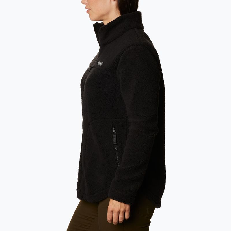 Felpa trekking Columbia West Bend donna nero 2