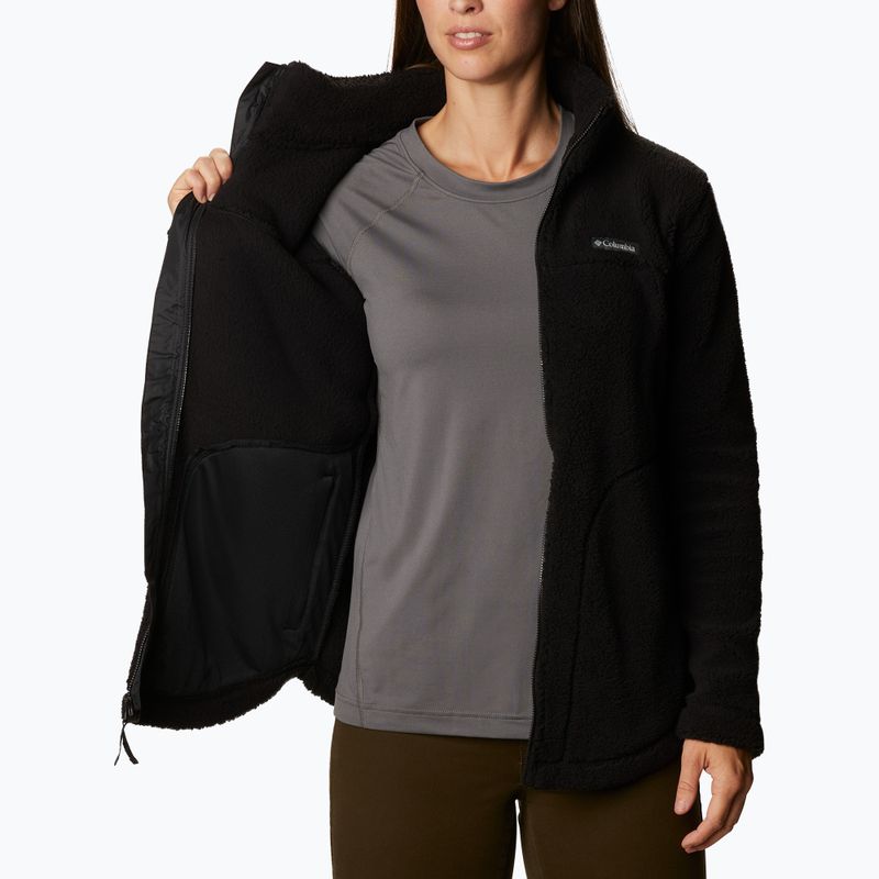 Felpa trekking Columbia West Bend donna nero 5