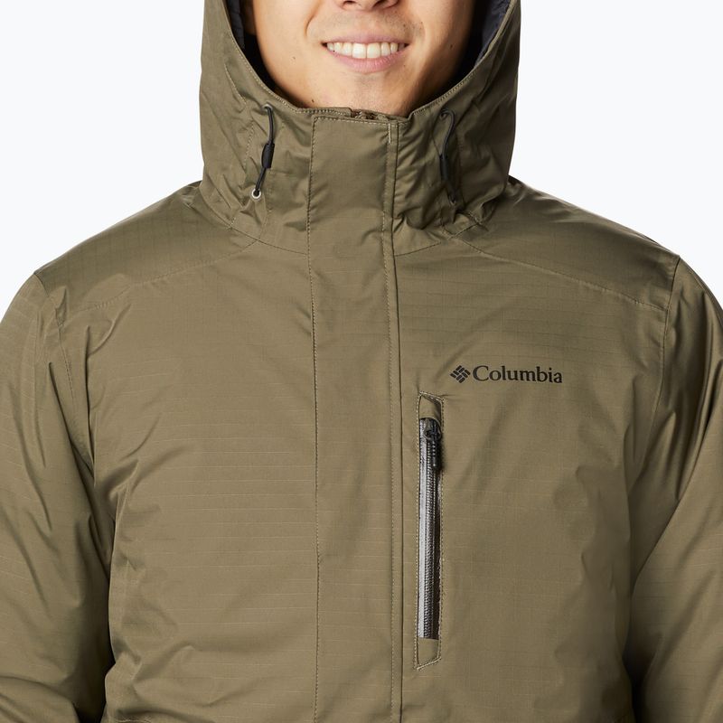 Giacca invernale Columbia Oak Harbor Insulated verde pietra da uomo 5