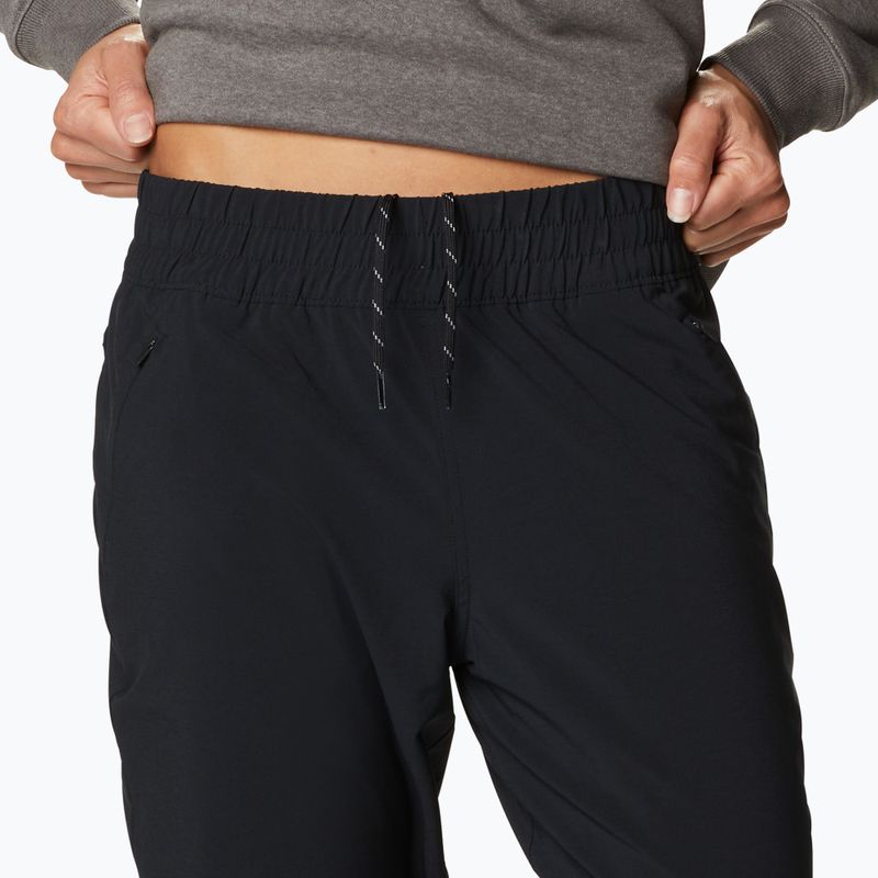 Pantaloni da trekking Columbia Pleasant Creek Warm Jogger donna nero 4