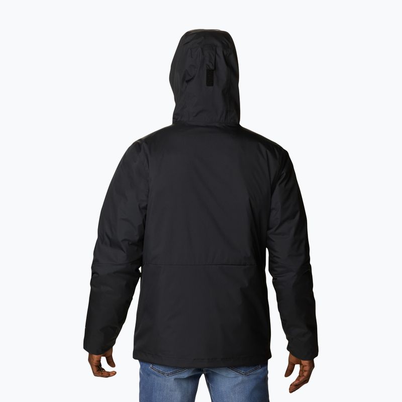Giacca 3 in 1 Columbia Wallowa Park Interchange nera da uomo 3