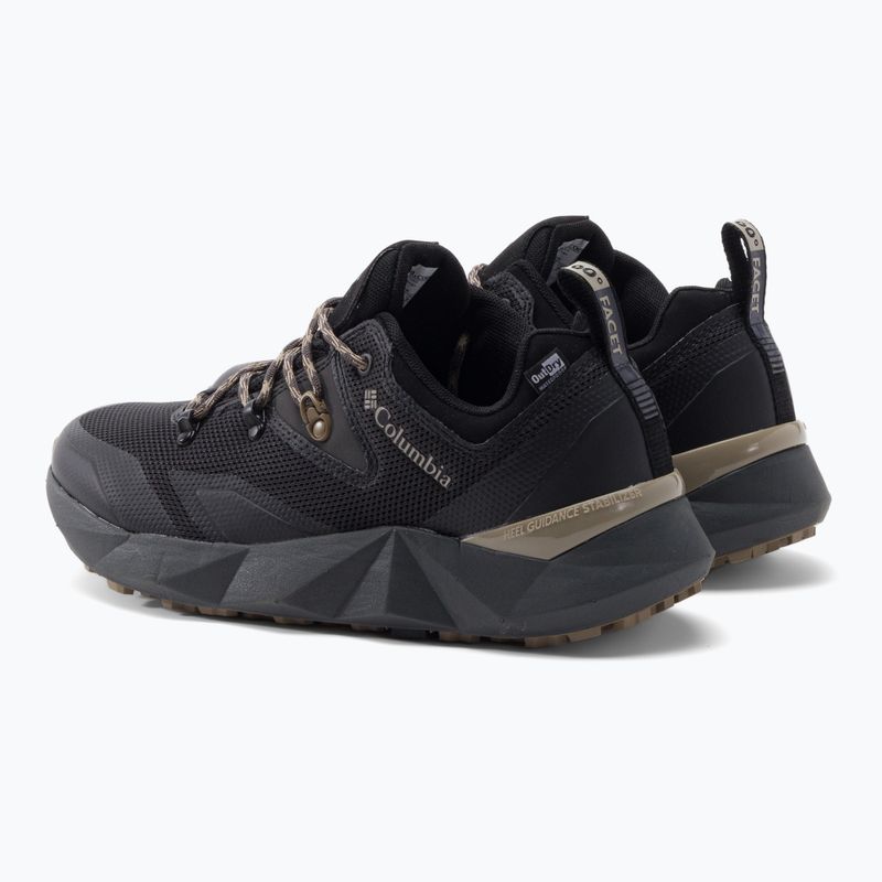 Columbia Uomo Facet 60 Low Outdry nero/antico fossile stivali da trekking 3