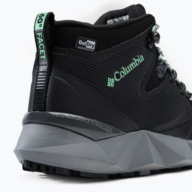 Stivali da trekking da donna Columbia Facet 60 Da nero/menta vivo 8