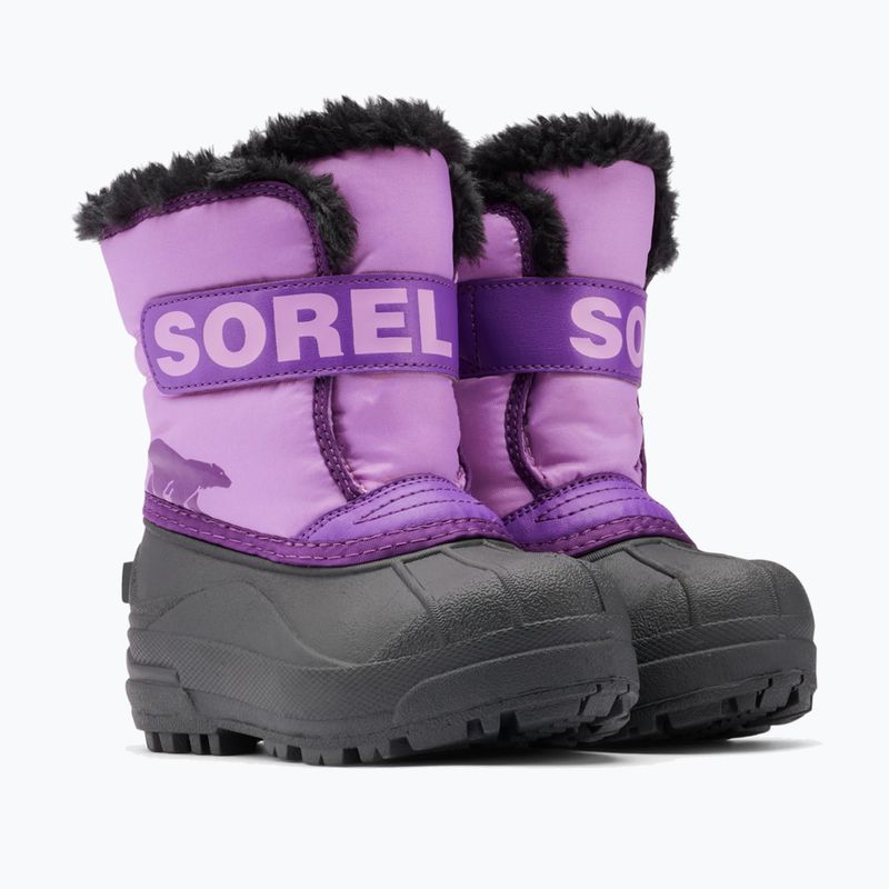 Sorel Snow Commander, stivali da neve per bambini, gumdrop/viola 9