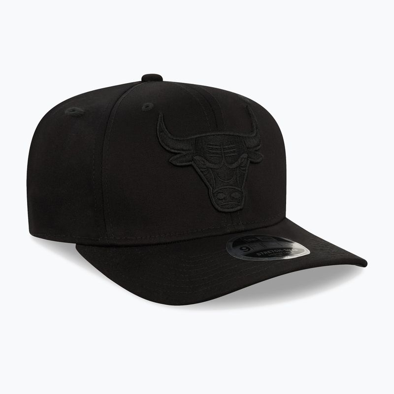 Cappello New Era Tonal Black 9Fifty Stretch Snap Chicago Bulls nero