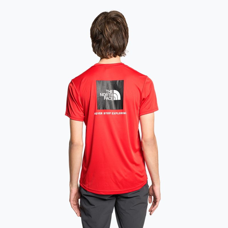 Maglietta da uomo The North Face Reaxion Red Box rosso fuoco 2