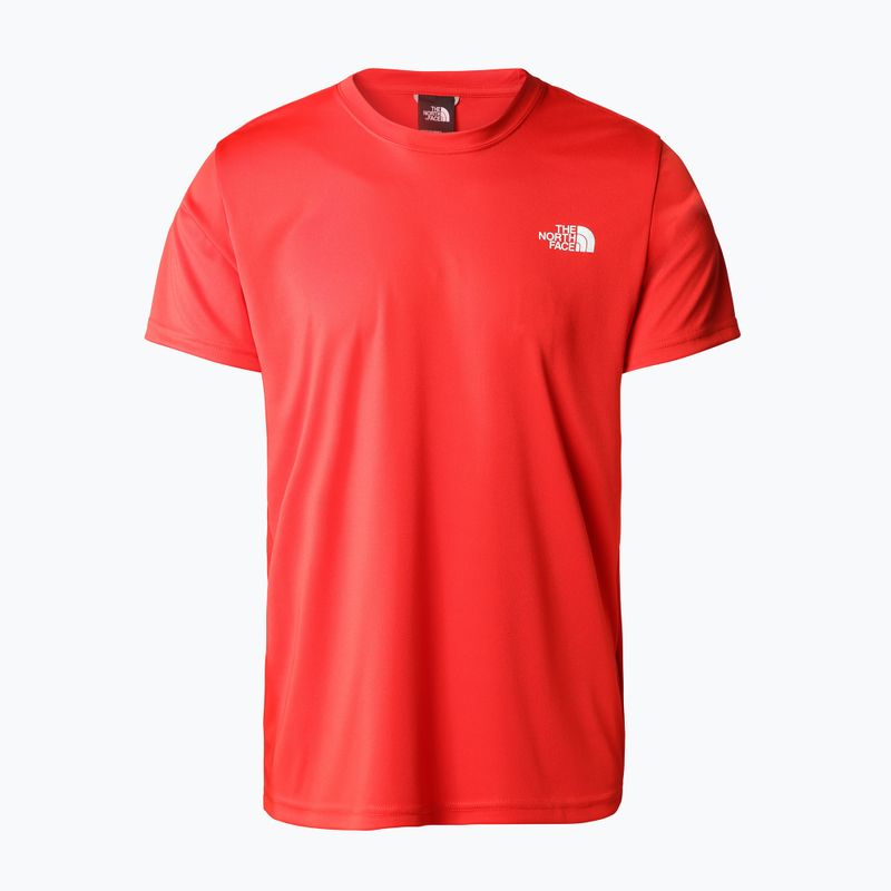 Maglietta da uomo The North Face Reaxion Red Box rosso fuoco 4