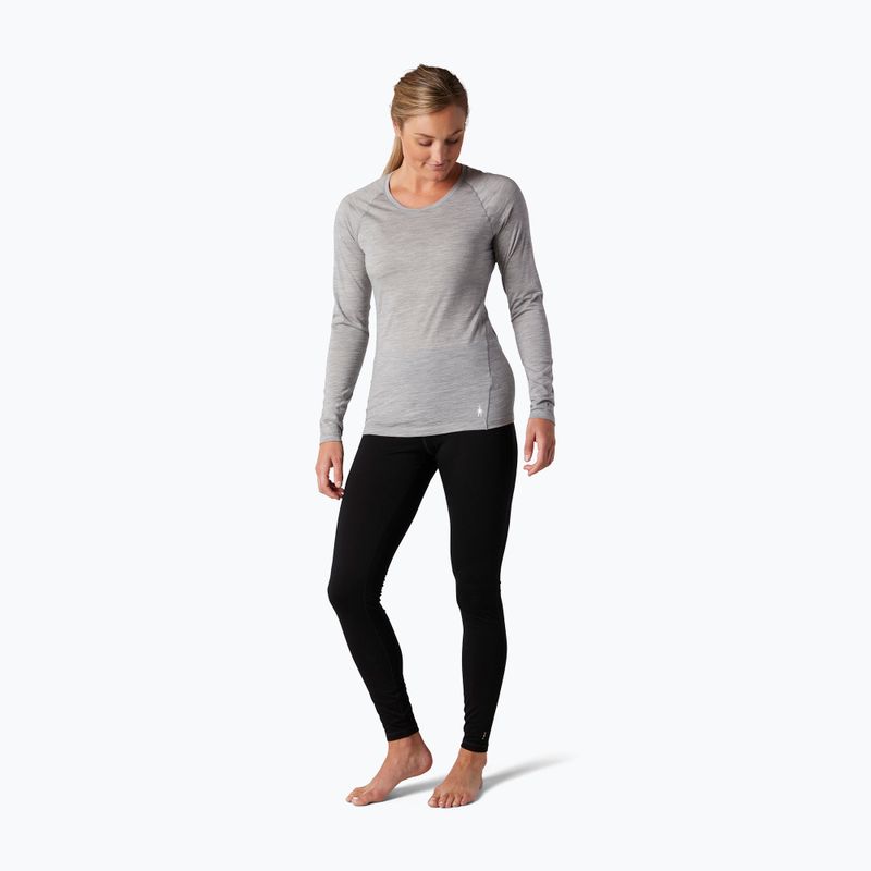 Maglia termica da donna Smartwool Merino 150 Baselayer Boxed light gray heather 5