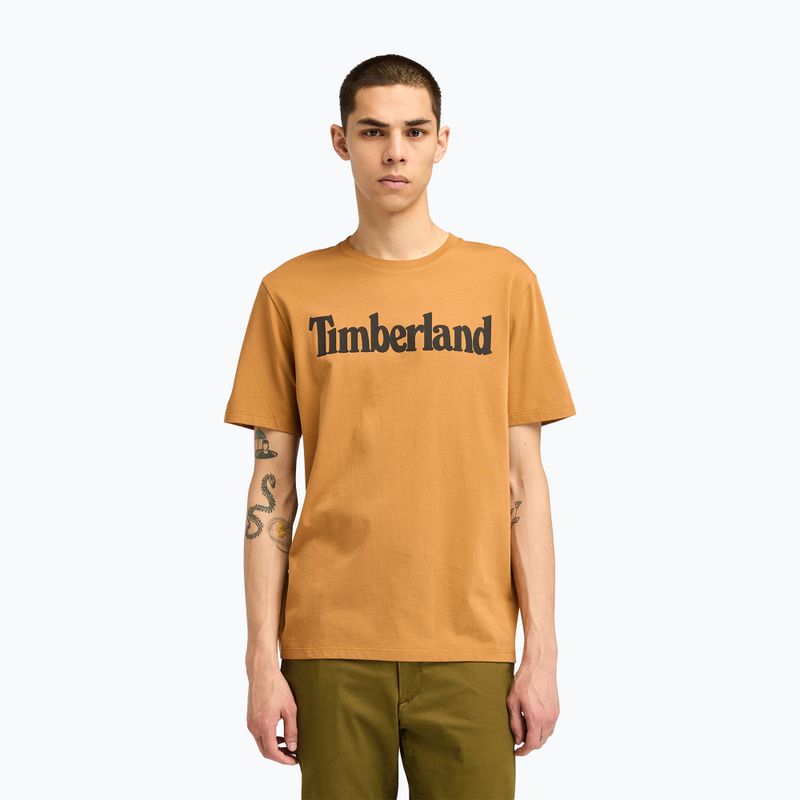 Camicia da uomo Timberland Tfo Wordmark Logo wheat boot