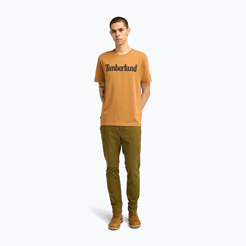 Camicia da uomo Timberland Tfo Wordmark Logo wheat boot 2