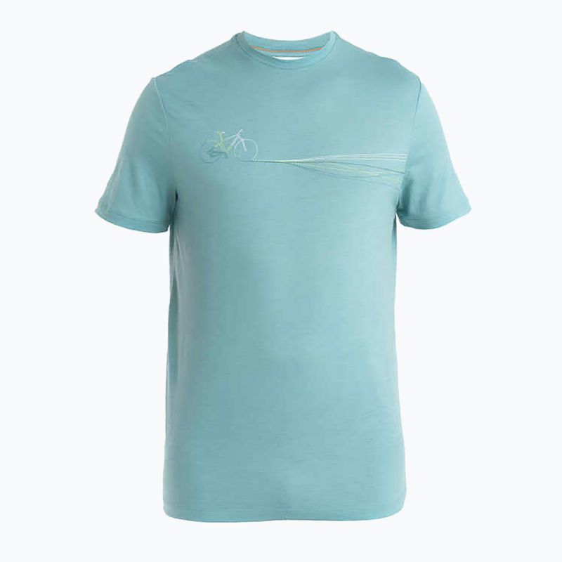 Uomo Icebreaker Merino 150 Tech Lite III cloud ray trekking shirt