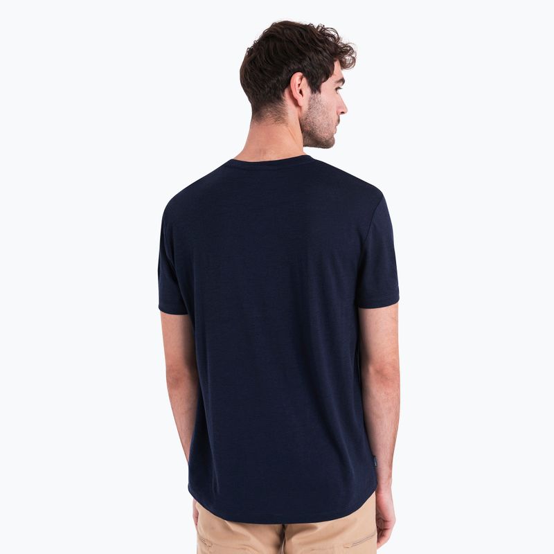 Camicia da trekking Icebreaker Merino 150 Tech Lite III midnight navy da uomo 3