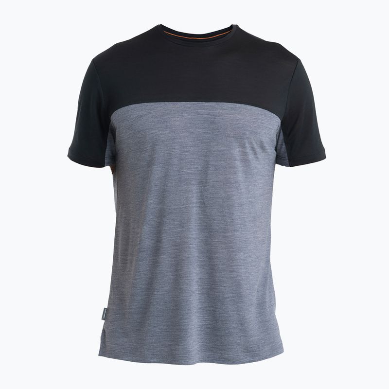 Icebreaker Merino Cool-Lite Sphere III SS Tee Uomo Colour Block graphite hthr trekking shirt 7