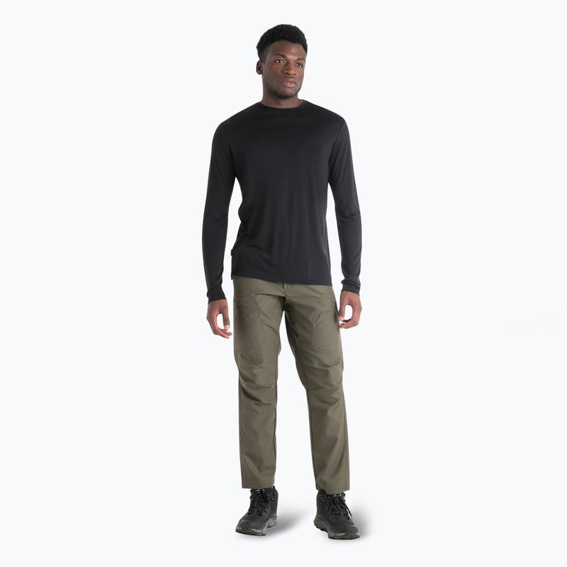 Icebreaker trekking uomo manica lunga Merino 125 Cool-Lite Sphere III LS Tee nero 2