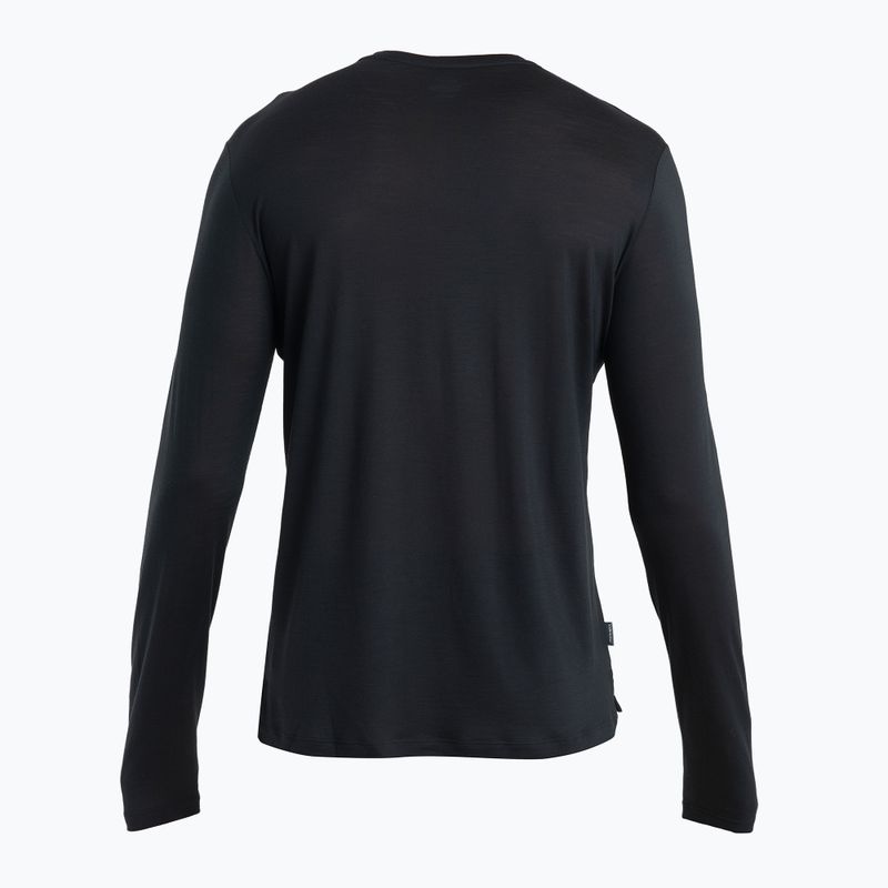 Icebreaker trekking uomo manica lunga Merino 125 Cool-Lite Sphere III LS Tee nero 6